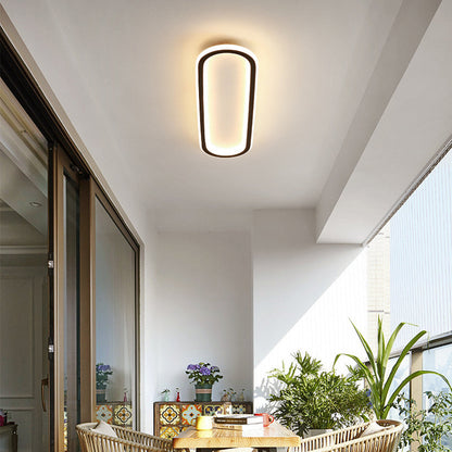 Minimalist Rectangular Flush Mount Ceiling Light