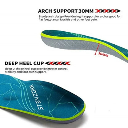 Running Plantar Fasciitis Arch Support Orthotic Insoles