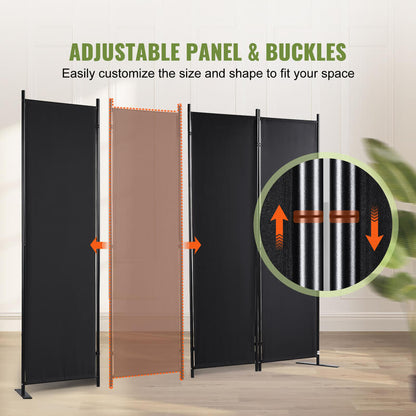 Temporary Room Dividers Partition Wall Screen Collapsible for Bedroom