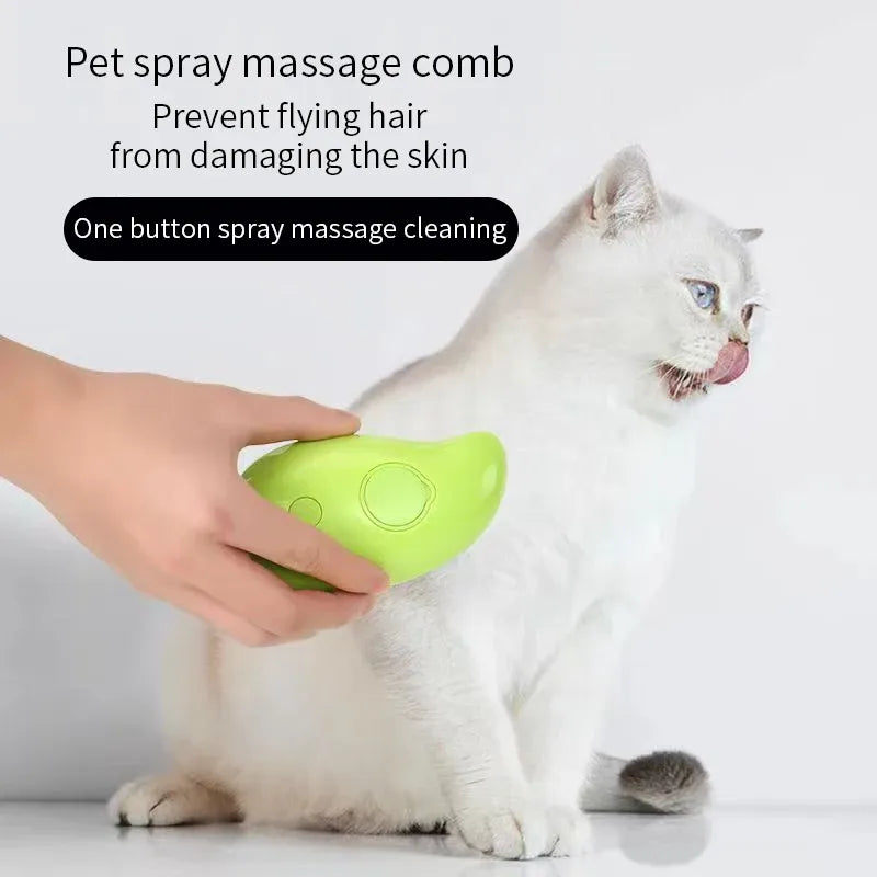 Steamy Cat Spiral Brush Comb for Pets Ideal for Hair Removal