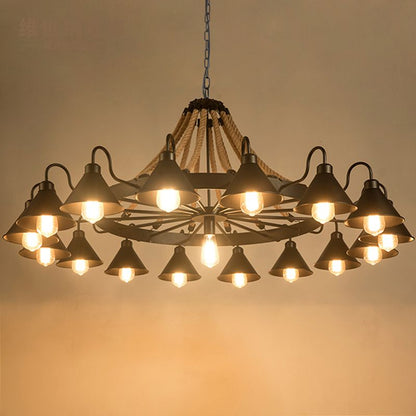 Vintage Industrial Pendant Chandelier Light