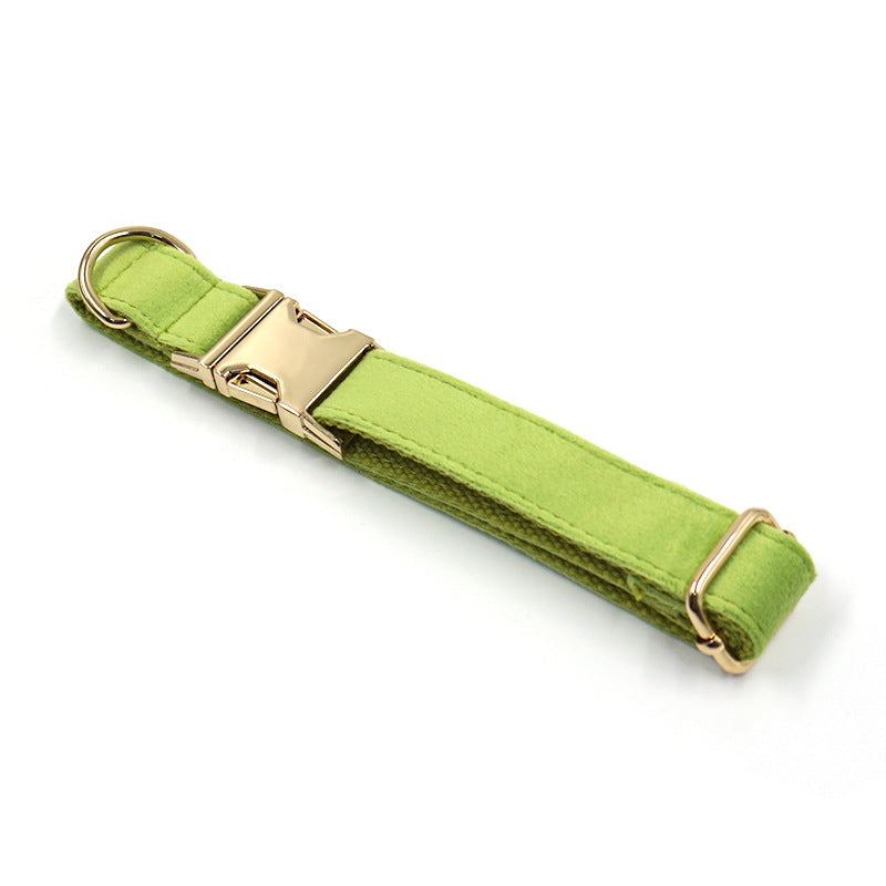 Matcha Green Velvet Collar