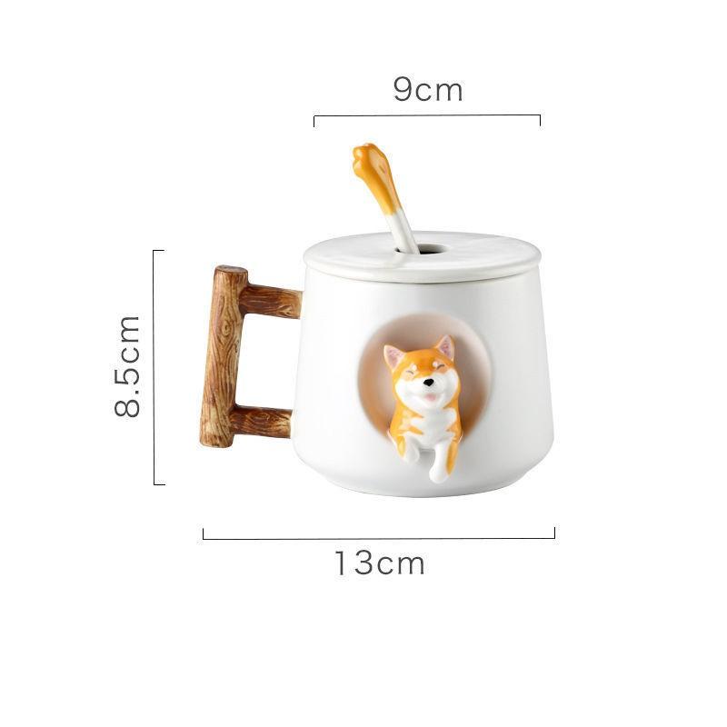 Shiba Inu Cups (including Shiba Inu Spoon)