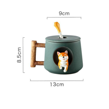 Shiba Inu Cups (including Shiba Inu Spoon)