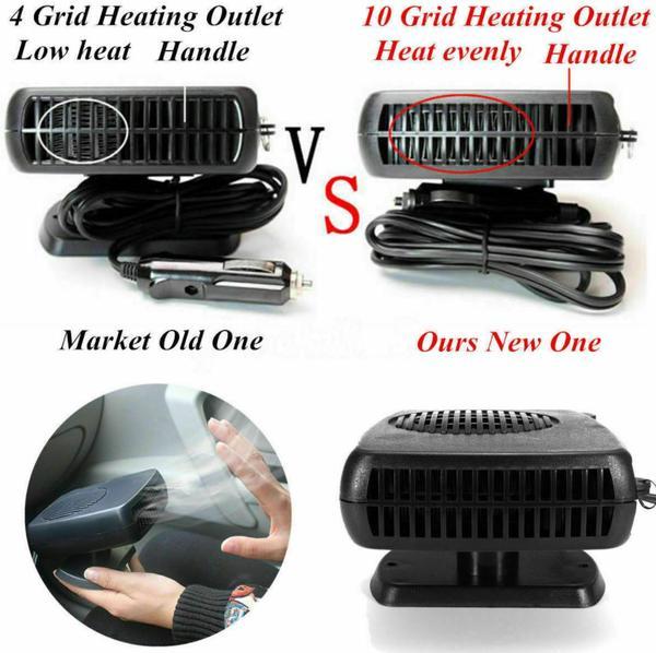 Windshield Defroster Heating Fan - Car Dryer 2 In 1 Mini Electric Windshield Defroster And Demister 12V