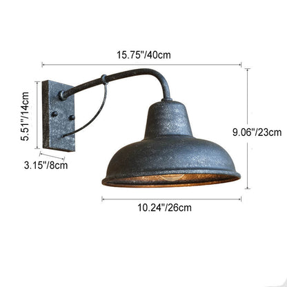 Vintage Iron Barn Waterproof Outdoor Light Wall Waterproof Sconce Lamp