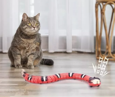 Smart Sensing Snake Cat Toys