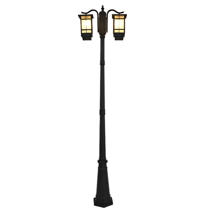 Waterproof Black Modern Outdoor Post Lights Public Lighting