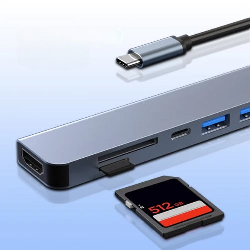 USB-C Hub & Multiport Adapter - MacBook Pro & Air Compatible - HDMI, USB, SD Card Reader & More