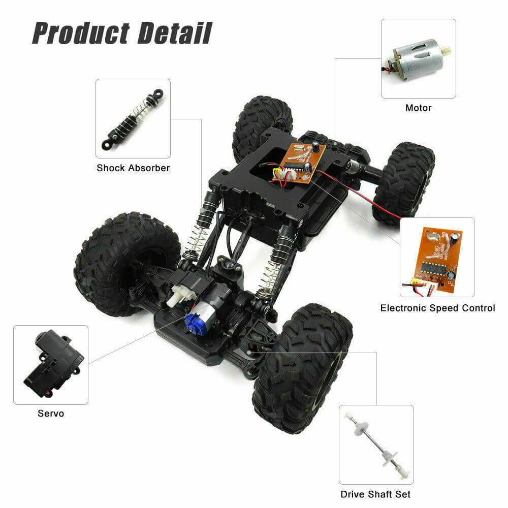 RC Unbreakable 4x4 Car - All Terrain