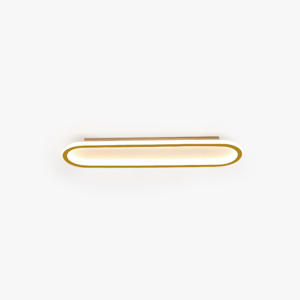 Minimalist Rectangular Flush Mount Ceiling Light