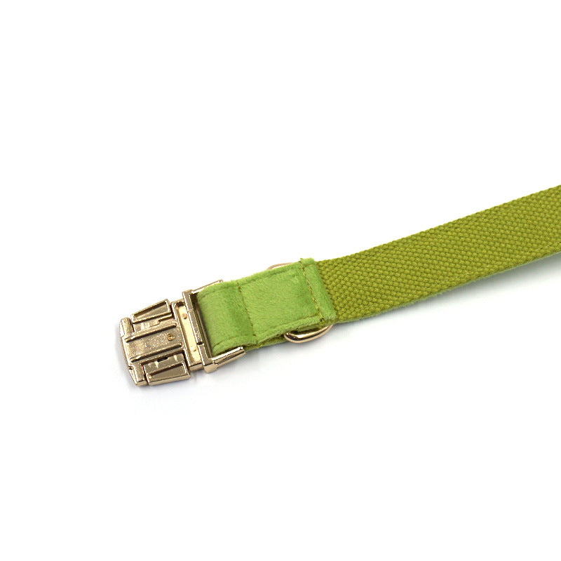 Matcha Green Velvet Collar