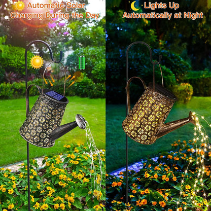 Waterproof Solar Watering Can Lights