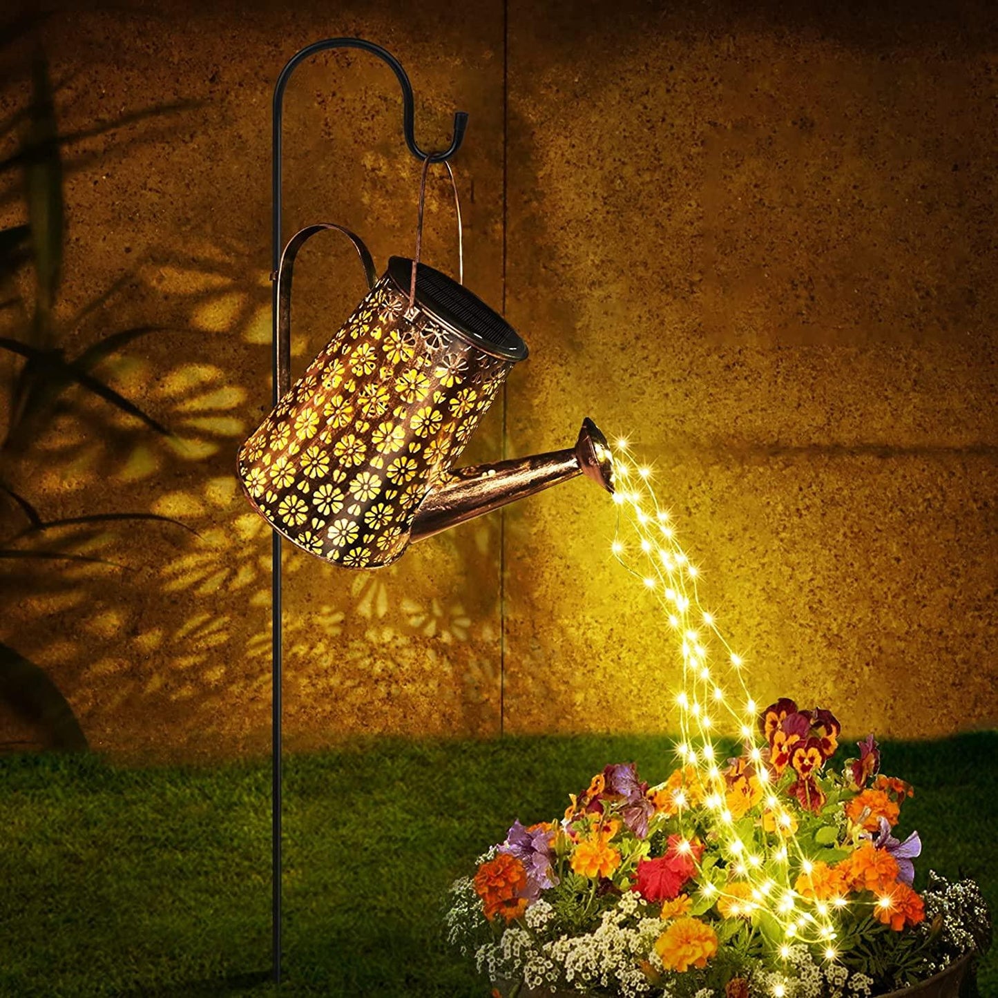 Waterproof Solar Watering Can Lights