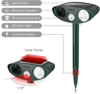 Ultrasonic Deer Repeller - Get Rid of Deer in 48 Hours