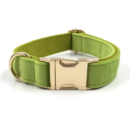 Matcha Green Velvet Collar