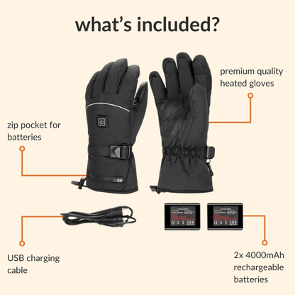 Winter-Ready Heated Gloves – Ideal for Outdoor Activities