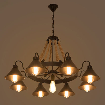 Vintage Industrial Pendant Chandelier Light