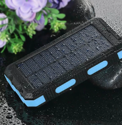 Solar Power Bank - Portable and Waterproof