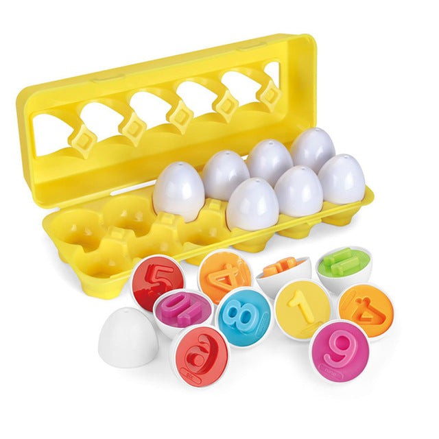 Magic Eggs Puzzle – Creative Montessori toys for children: Learning according to the Montessori principle