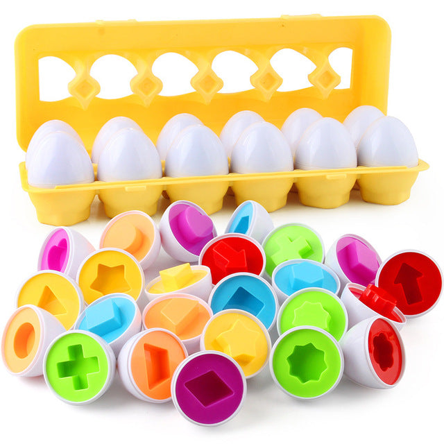Magic Eggs Puzzle – Creative Montessori toys for children: Learning according to the Montessori principle