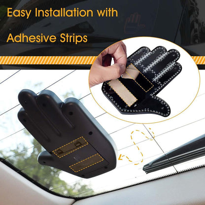 Middle Finger Car Gesture Light with Remote | Funny Car Finger Light with Remote