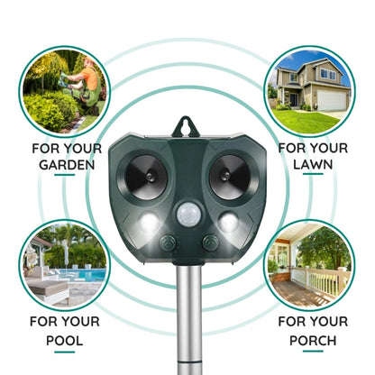 Waterproof Solar Powered Animal Pest Repeller