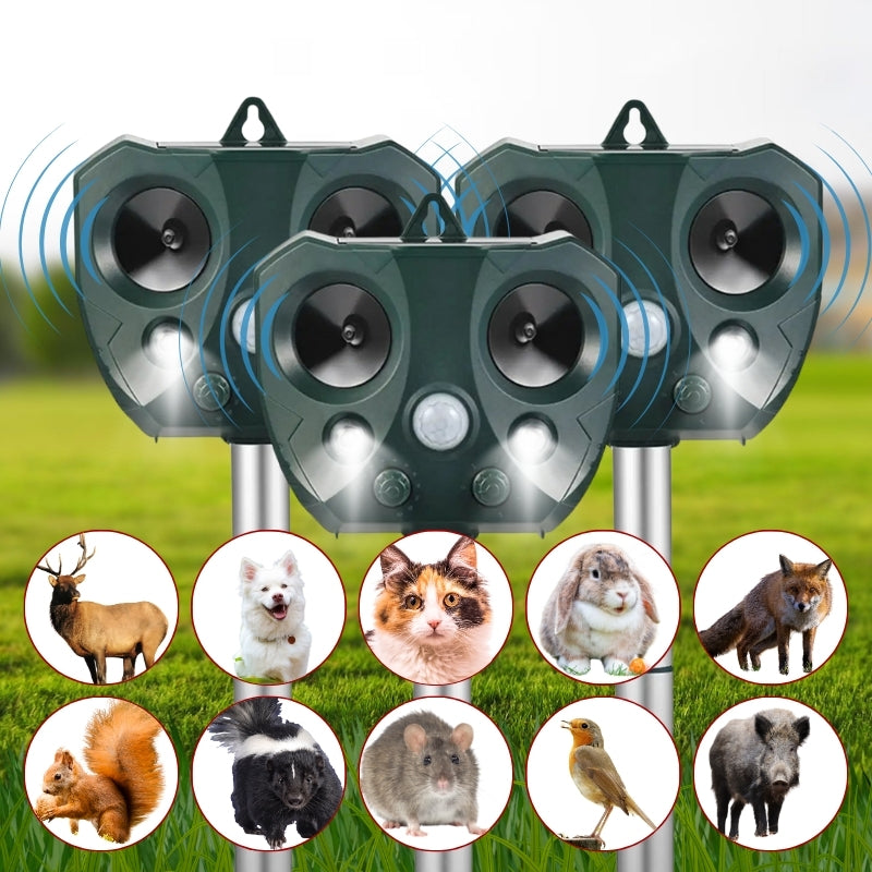 Waterproof Solar Powered Animal Pest Repeller