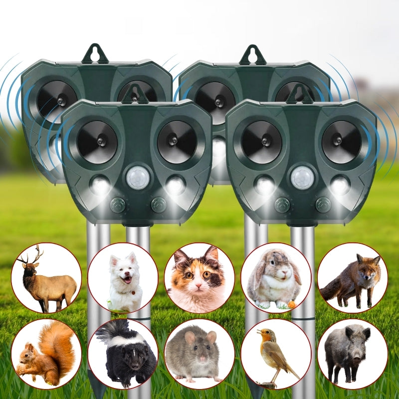 Waterproof Solar Powered Animal Pest Repeller