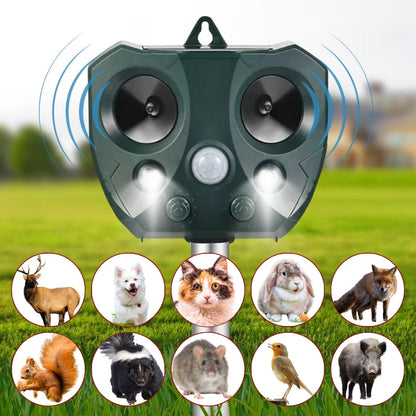 Waterproof Solar Powered Animal Pest Repeller