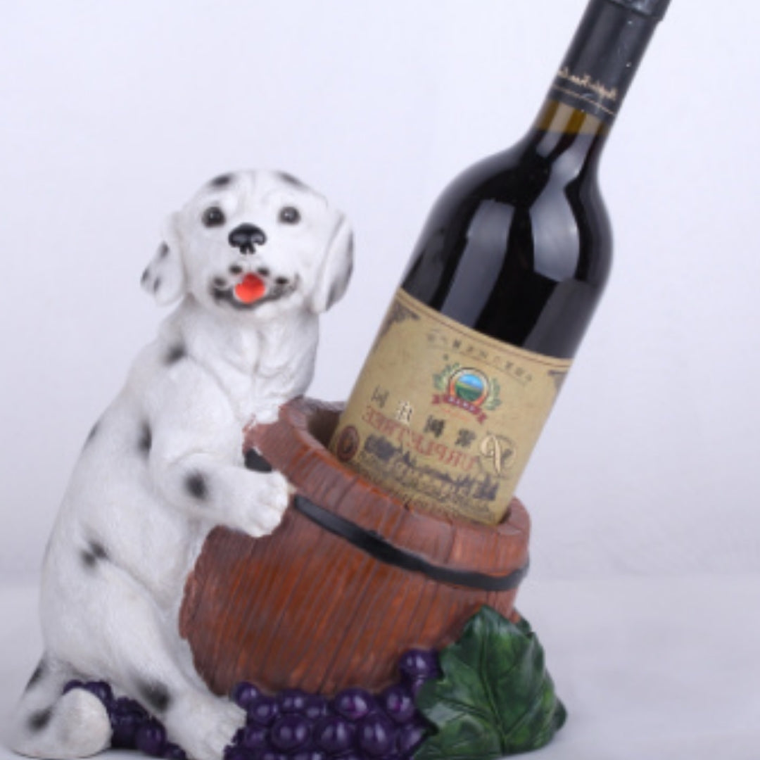 Wine Dog Ornament