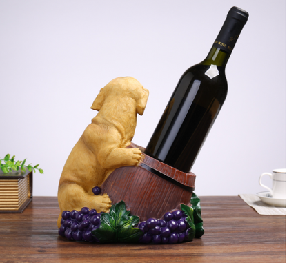 Wine Dog Ornament