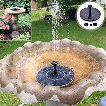 Solar-Powered Easy Bird Fountain Kit