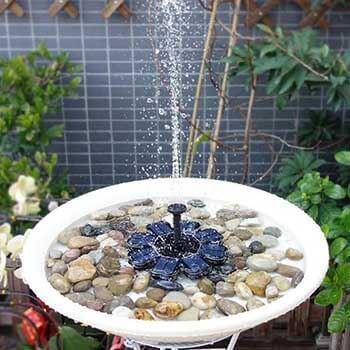 Solar-Powered Easy Bird Fountain Kit