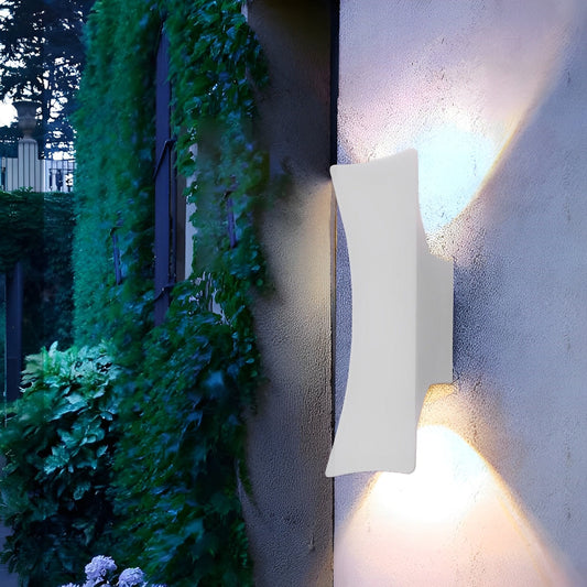 Waterproof Modern Arc Up and Down Outdoor Wall Light