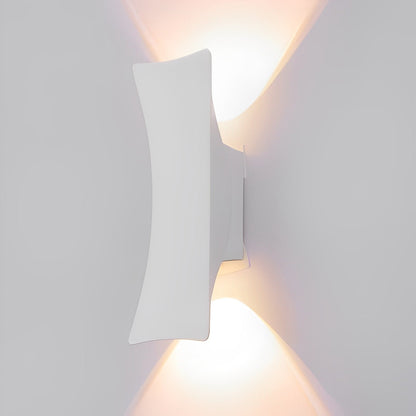 Waterproof Modern Arc Up and Down Outdoor Wall Light