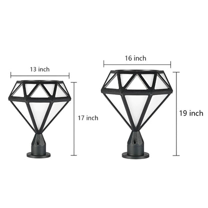 Waterproof Diamond Shape Post Cap Lights Fence Lighting