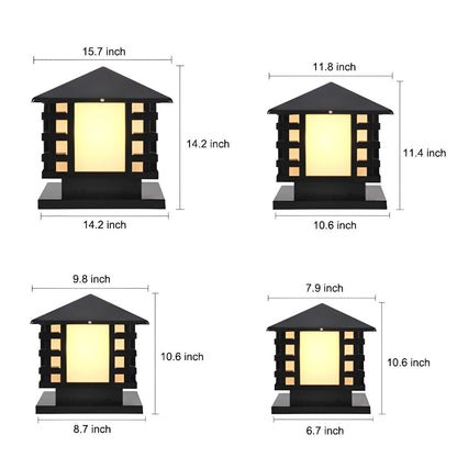 Retro Column LED Antique Garden Waterproof Courtyard Stigma Lamp