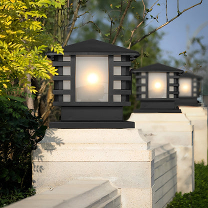 Retro Column LED Antique Garden Waterproof Courtyard Stigma Lamp