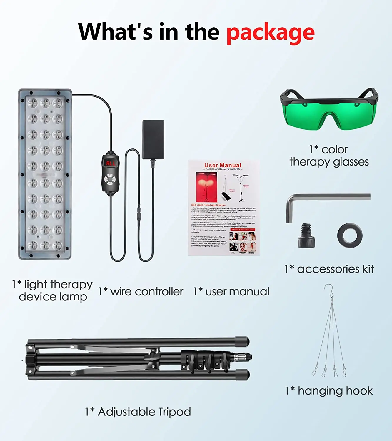 Red Light Therapy Stand Lamp Strip