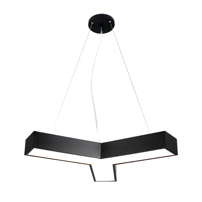 Grandview Modern Geometric Y-Shaped Office Chandelier LED Hanging Ceiling Lighting