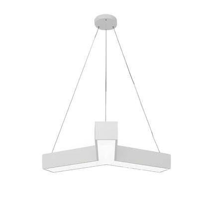 Grandview Modern Geometric Y-Shaped Office Chandelier LED Hanging Ceiling Lighting