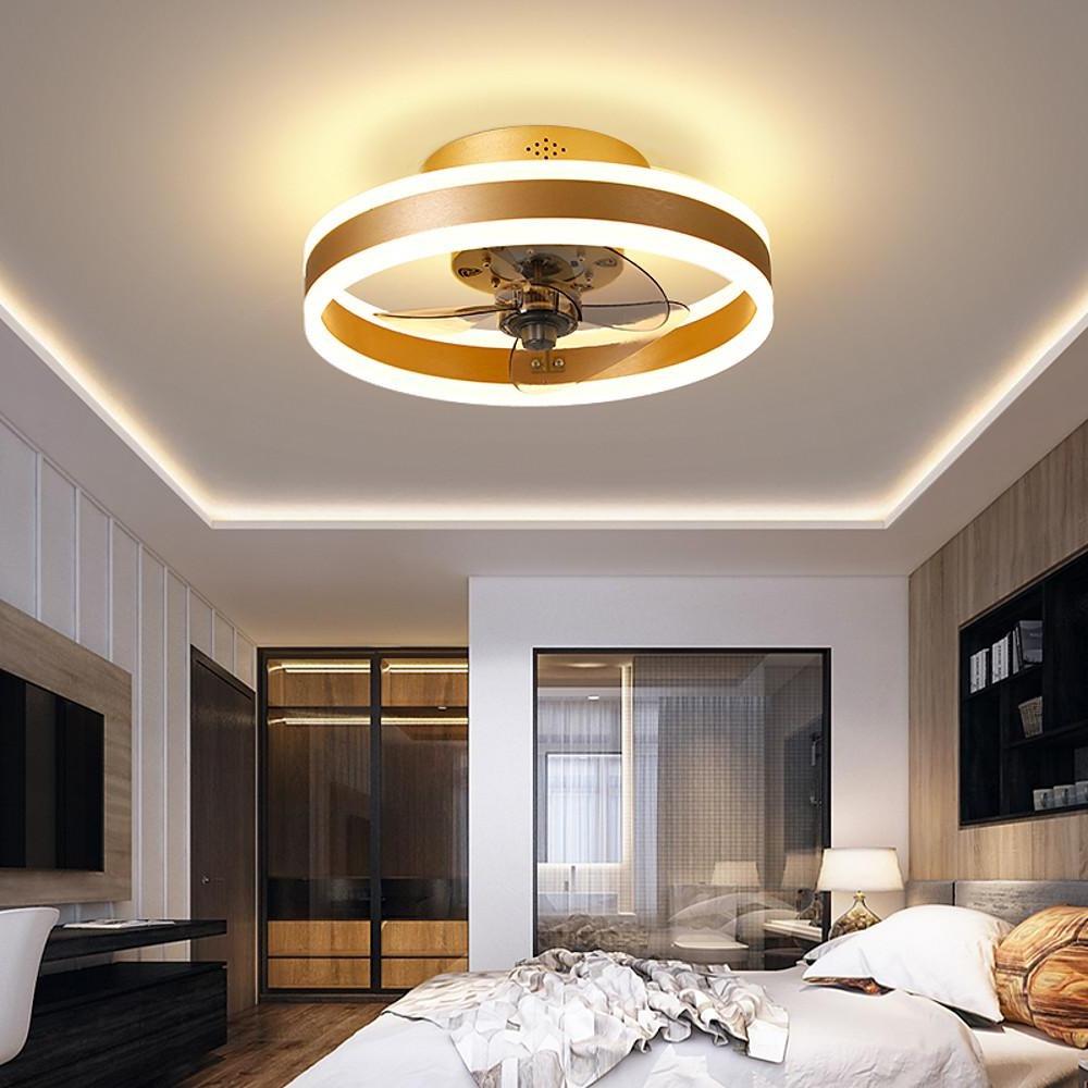 16'' Circular Dimmable LED Ceiling Fan with Light