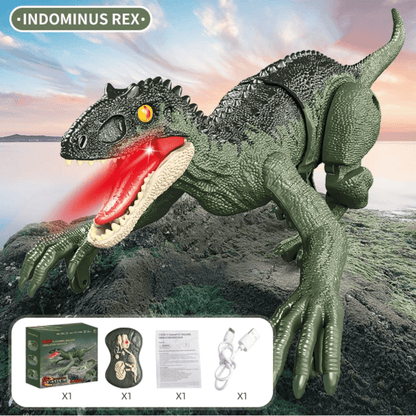 Remote Control Dinosaur Radio Controlled RC Dino Toy Velociraptor T Rex with Remote