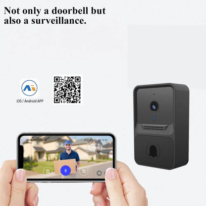 Video Door Bells Wireless Chime With Top Rated Camera Microphone Speaker