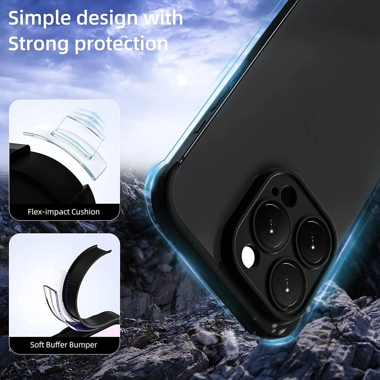 Slim Phone Cover – Thinnest  Minimalist Thin Phone Bumper Case