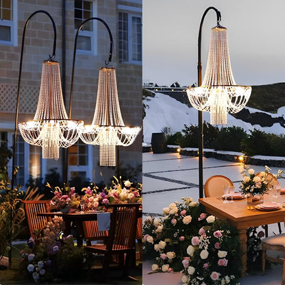 Luxury Waterproof Outdoor Wedding Crystal Chandeliers