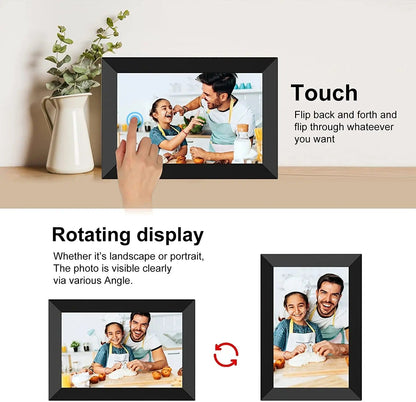 Touchscreen Large Digital Photo Frame for Memories