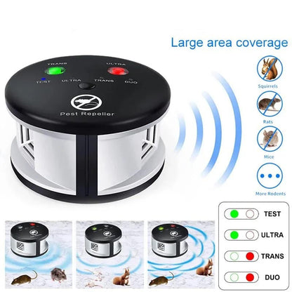 Ultrasonic Electronic Mouse Repellent - Rodent and Pest Deterrent for Mice Rats and Insects