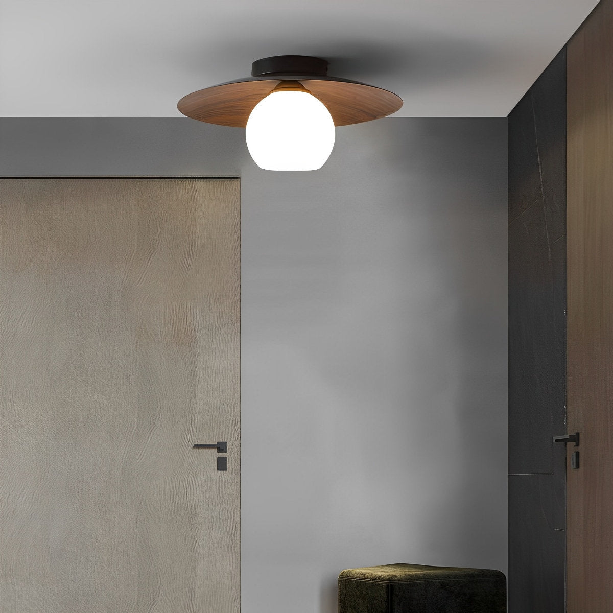 Minimalist Bowl LED Ceiling Light Flush Mount Lighting Chandelier